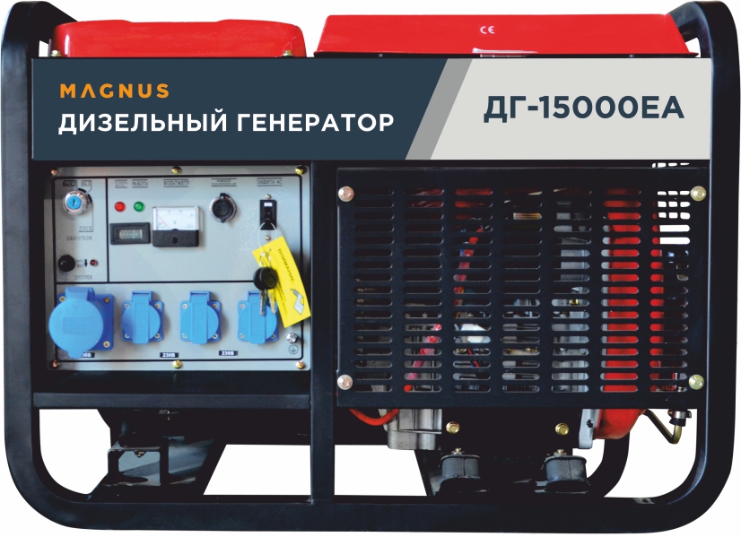 Генератор дизельный Magnus ДГ15000EA с возм.подкл.ATS в Майкопе