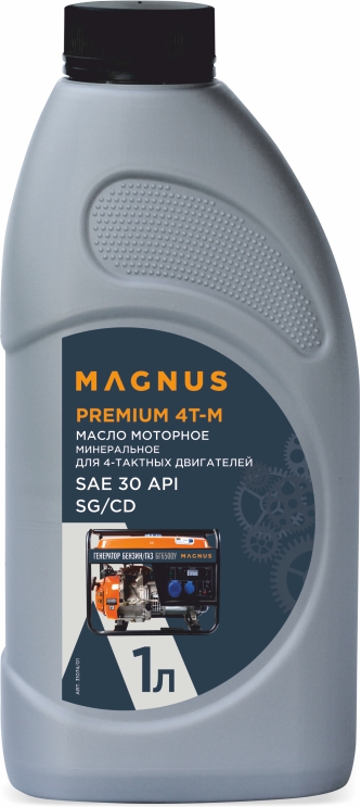 Масло четырехтактное минеральное MAGNUS OIL PREMIUM 4T-M, 1л в Майкопе